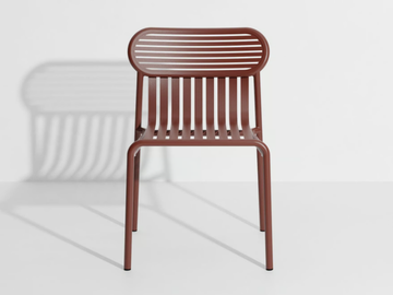 WEEK-END - Stackable powder coated aluminium garden chair by Petite Friture - view 2